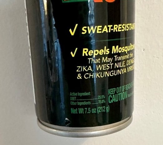 Insect Repellent Warnings